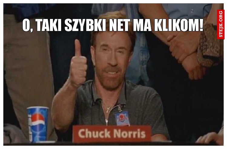 o, taki szybki net ma Klikom!