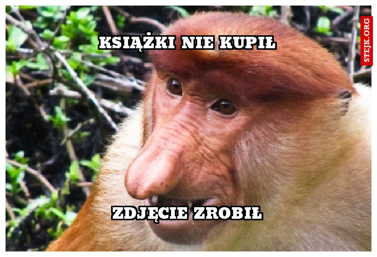 książki nie kupił
