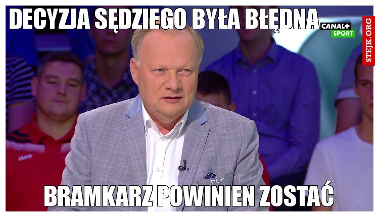 Decyzja sędziego była błędna