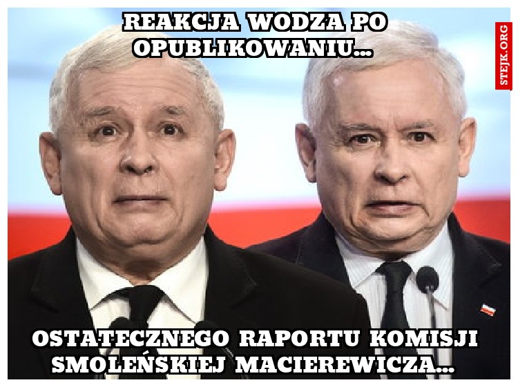 Reakcja wodza po opublikowaniu... 