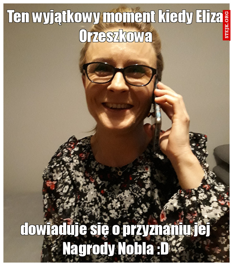 Ten wyjątkowy moment kiedy Eliza Orzeszkowa