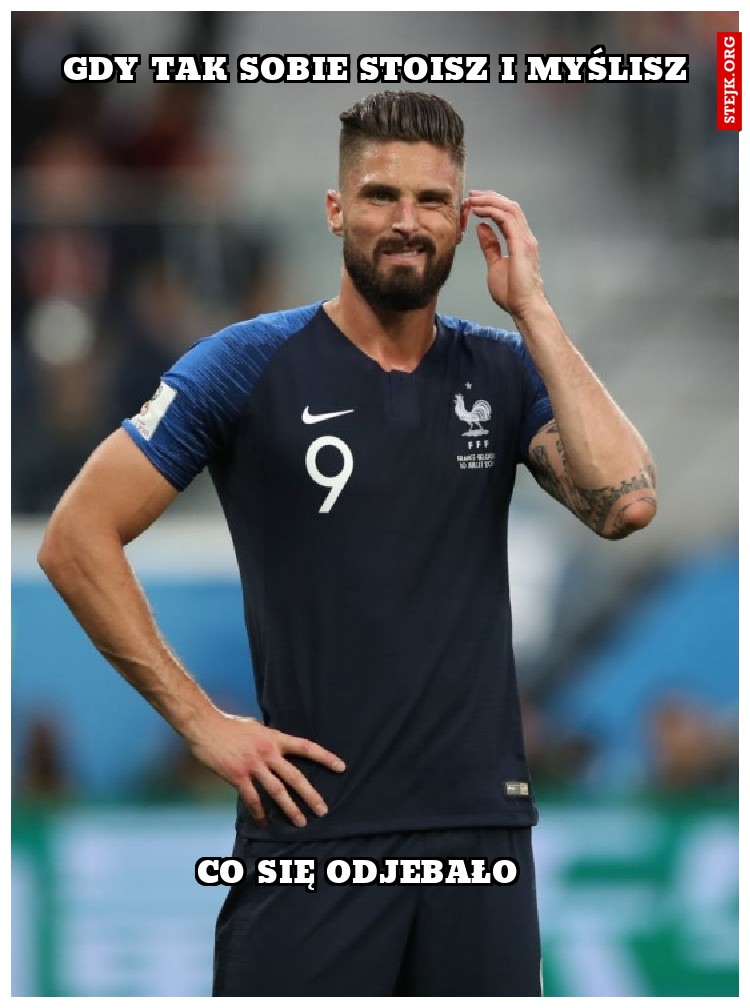 Gdy tak sobie stoisz i myślisz
