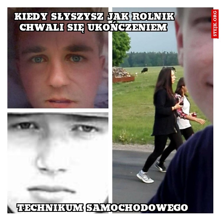 Kiedy słyszysz jak rolnik chwali się ukończeniem 