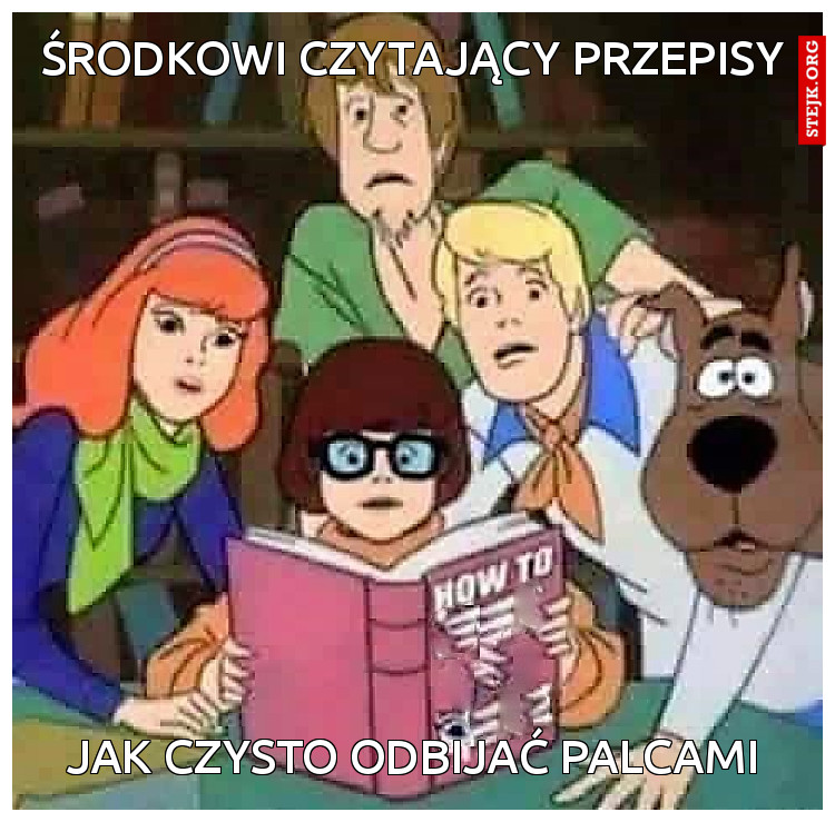 Środkowi czytający przepisy