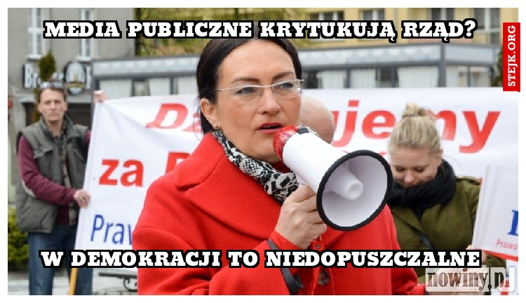 media publiczne krytukują rząd?