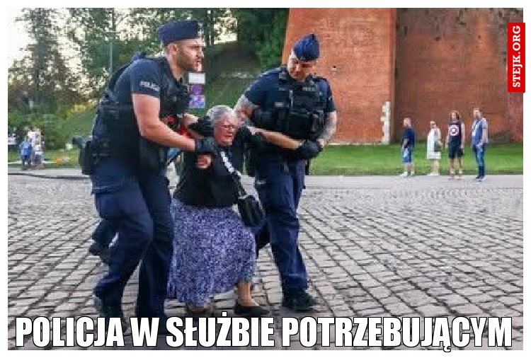 Policja w służbie potrzebującym