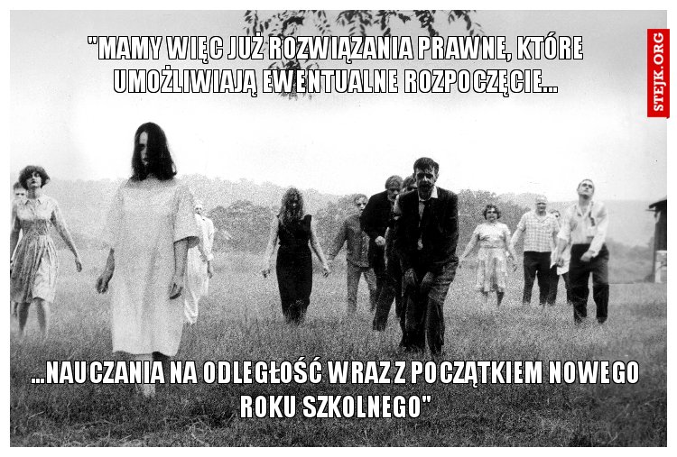 "Mamy więc już rozwiązania prawne, które umożliwiają ewentualne rozpoczęcie...