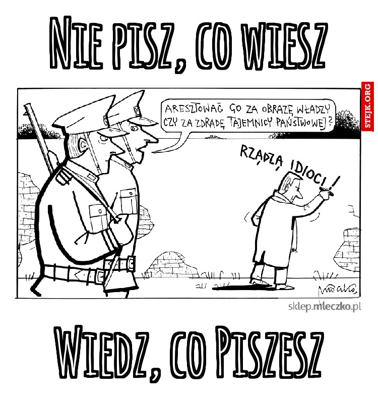 Nie pisz, co wiesz