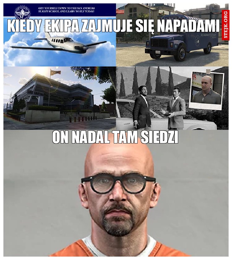 kiedy ekipa zajmuje się napadami 