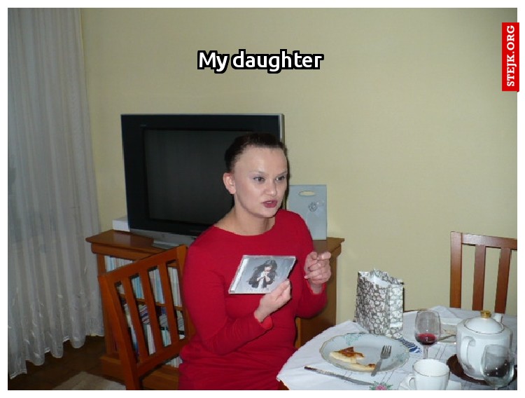 My daughter