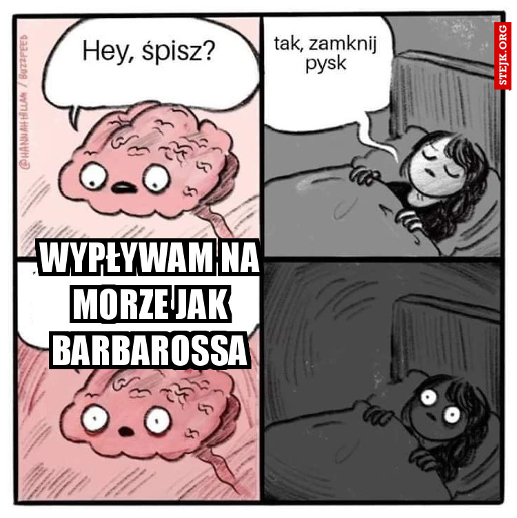 Wypływam na morze jak barbarossa
