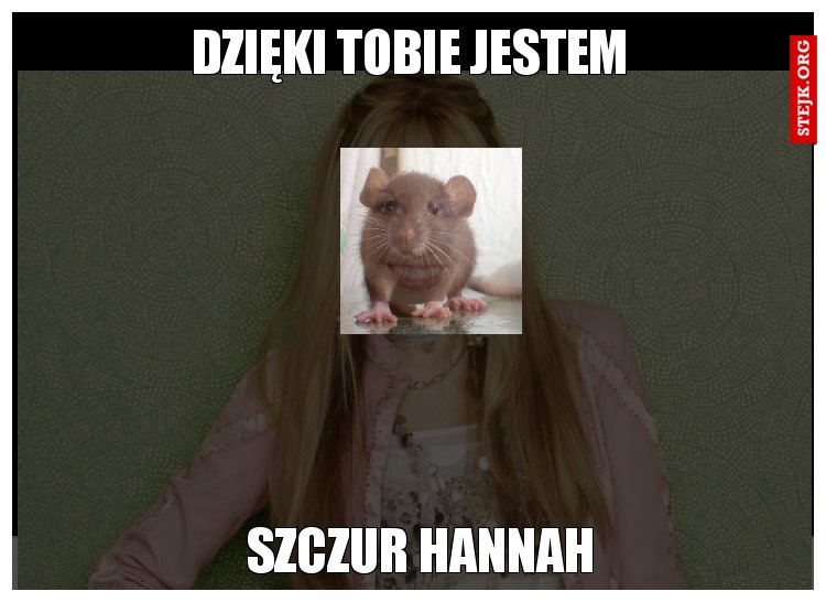 Dzięki tobie jestem