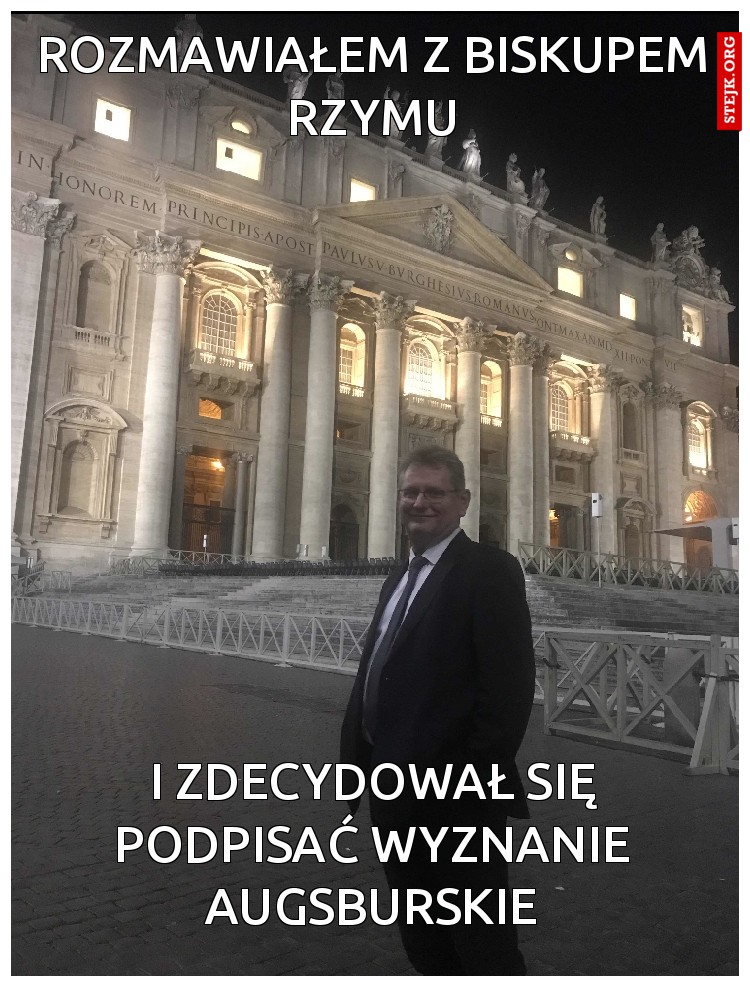 Rozmawiałem z biskupem Rzymu