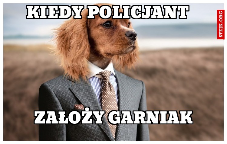 kiedy policjant 