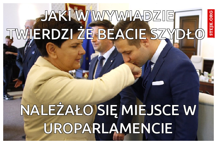 Jaki w wywiadzie twierdzi że Beacie szydło 