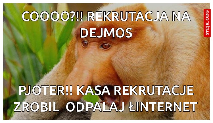 Coooo?!! rekrutacja na dejmos