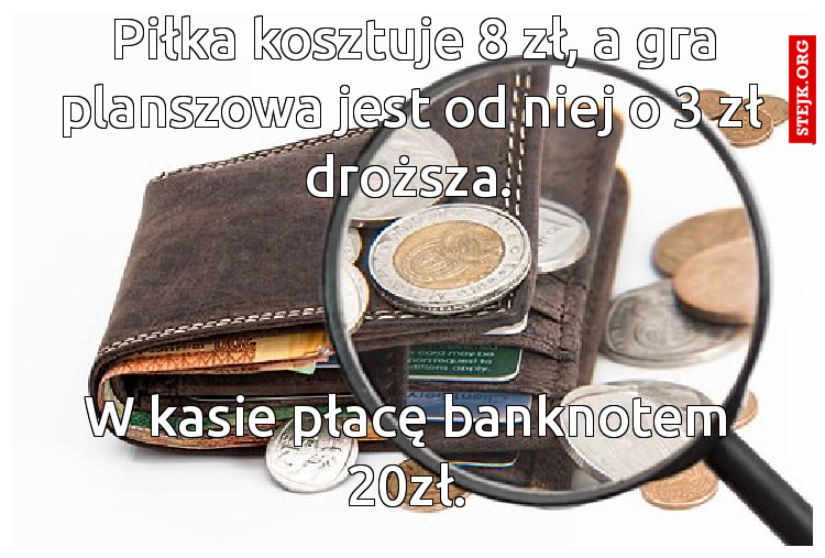Jarek ma 7 lat. Jego kolega Mateusz jest od niego o 4 lata starszy. 