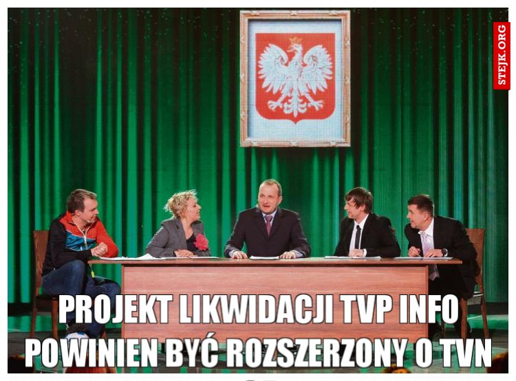 Projekt likwidacji tvp info powinien być rozszerzony o tvn 24