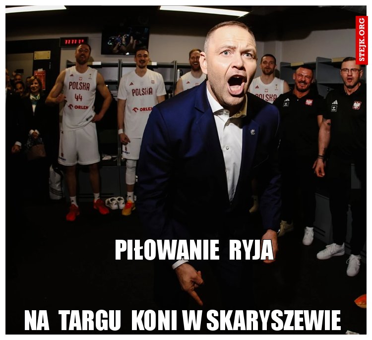 piłowanie  ryja