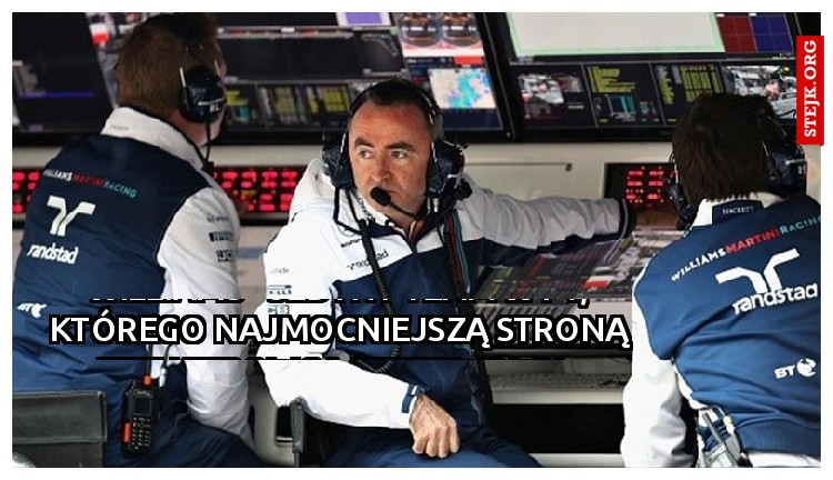 Williams - jedyny team w F1, którego najmocniejszą stroną jest kierowca rezerwowy...