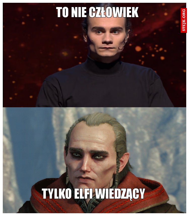 To nie człowiek