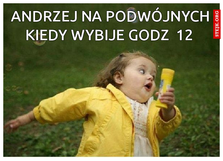 Andrzej na wizytach podwójnych o godz  12:00