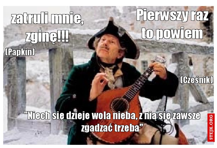 zatruli mnie, zginę!!!