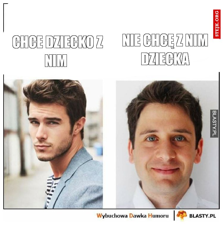 Chce dziecko z nim 