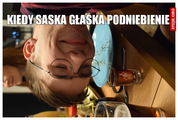 Kiedy saska głaska podniebienie