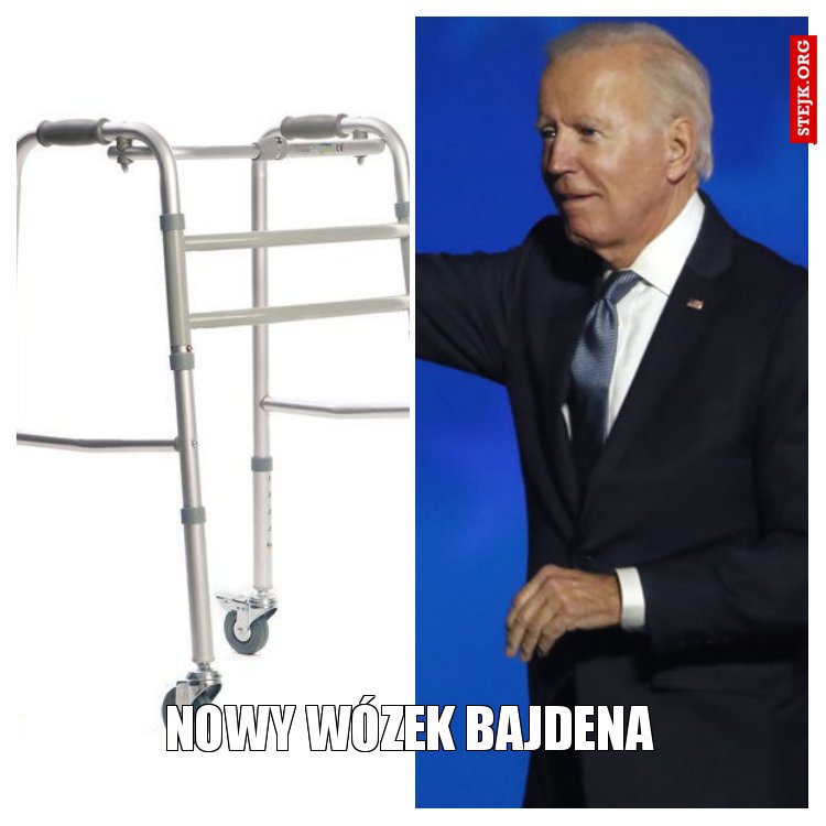 Nowy wózek Bajdena