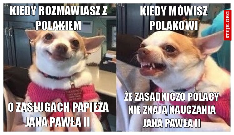KIEDY ROZMAWIASZ Z POLAKIEM