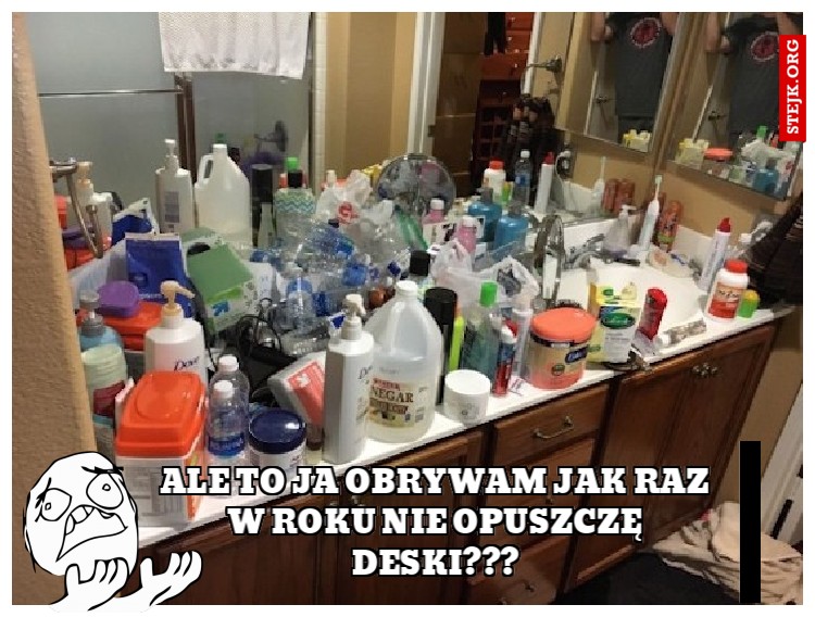 Ale to ja obrywam jak raz w roku nie opuszczę deski???