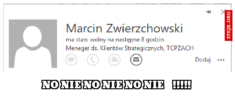 No nie no nie no nie    !!!!!