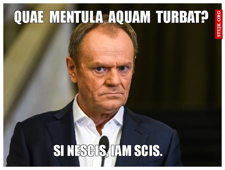 quae  mentula  aquam  turbat?