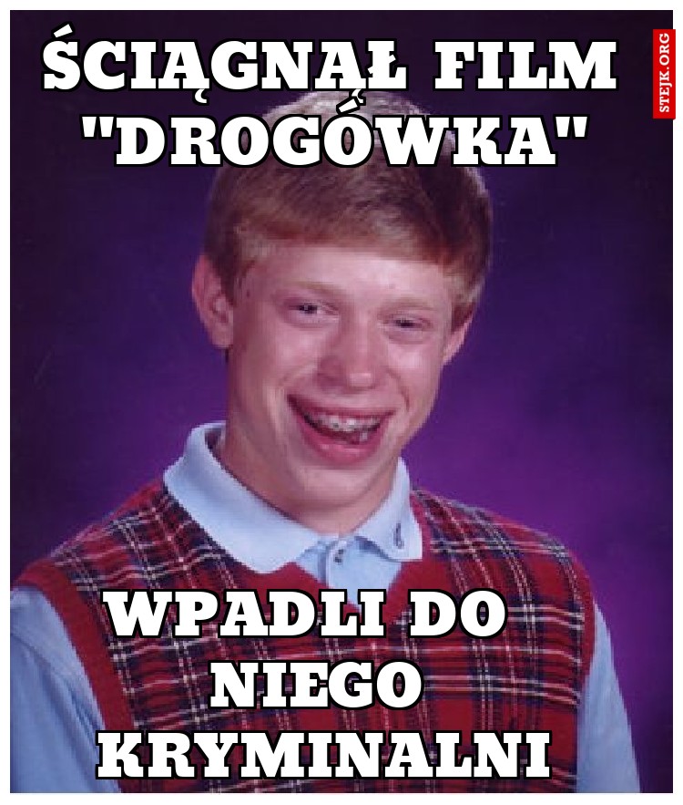 ściągnął film "drogówka"