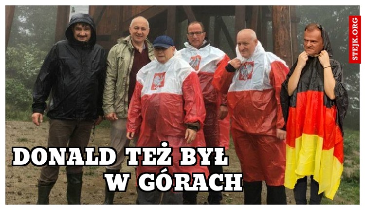 donald też był           na wycieczce