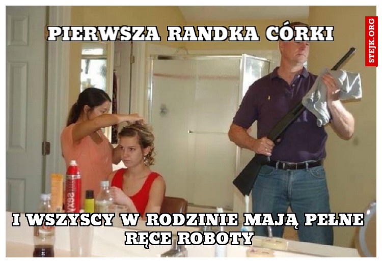 Pierwsza randka córki