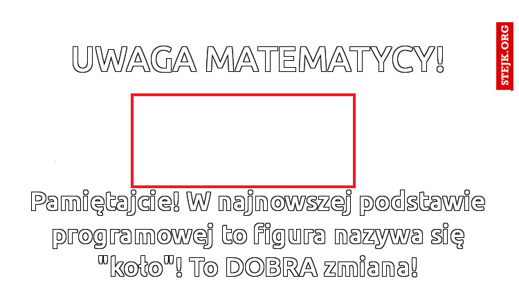 Uwaga matematycy!