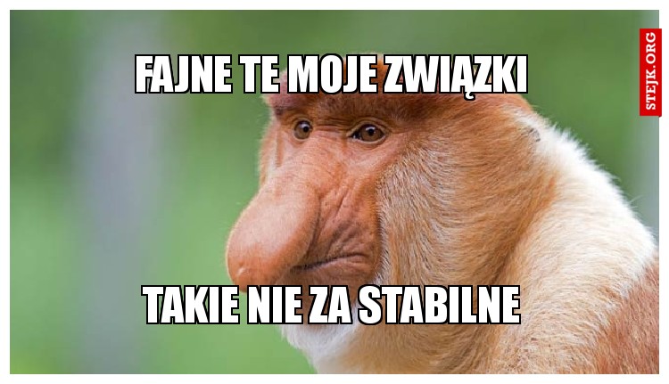 fajne te moje związki