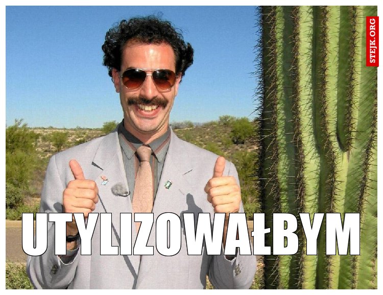 Utylizowałbym