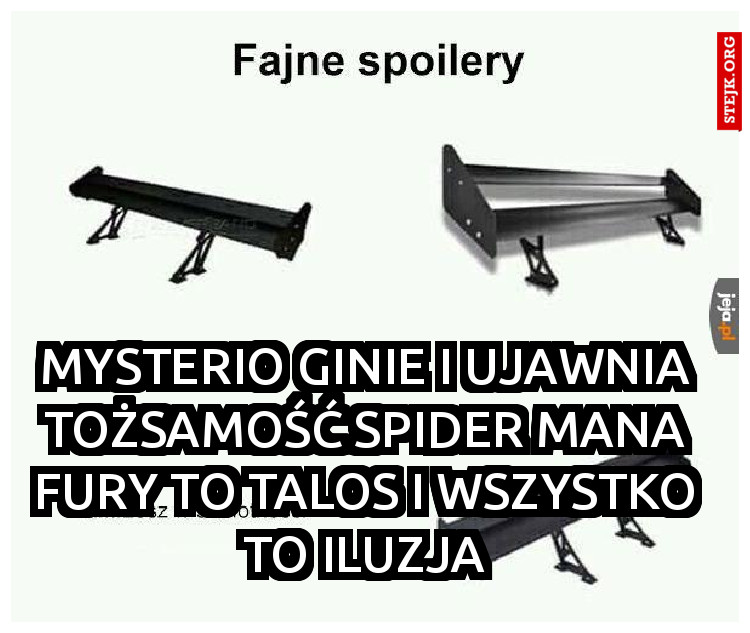 MYSTERIO GINIE I UJAWNIA TOŻSAMOŚĆ SPIDER MANA FURY TO TALOS I WSZYSTKO TO ILUZJA