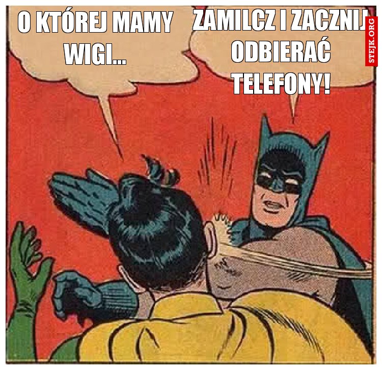 O której mamy wigi...