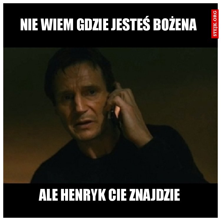 Nie wiem gdzie jesteś Bożena 