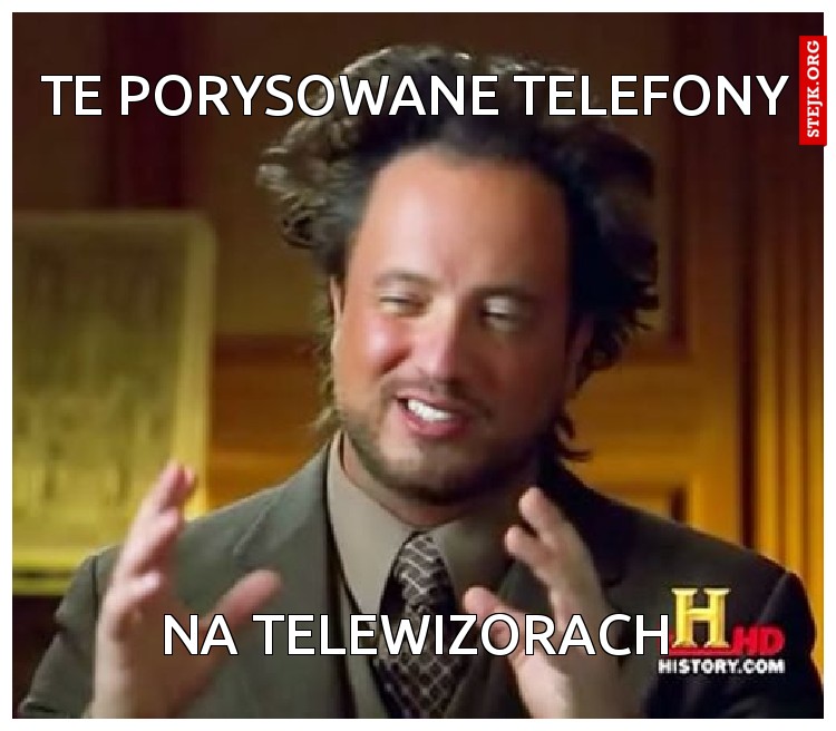 TE PORYSOWANE TELEFONY