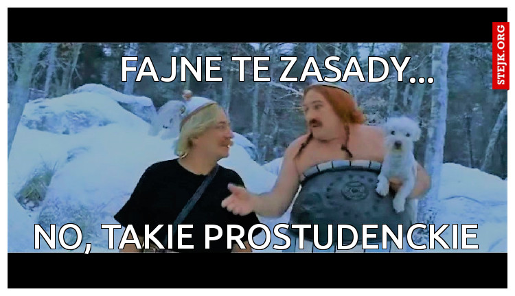 Fajne te zasady 