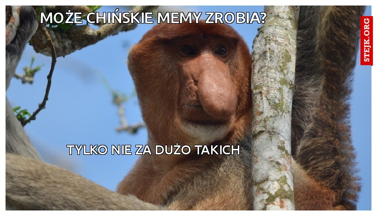 Może chińskie memy zrobia?