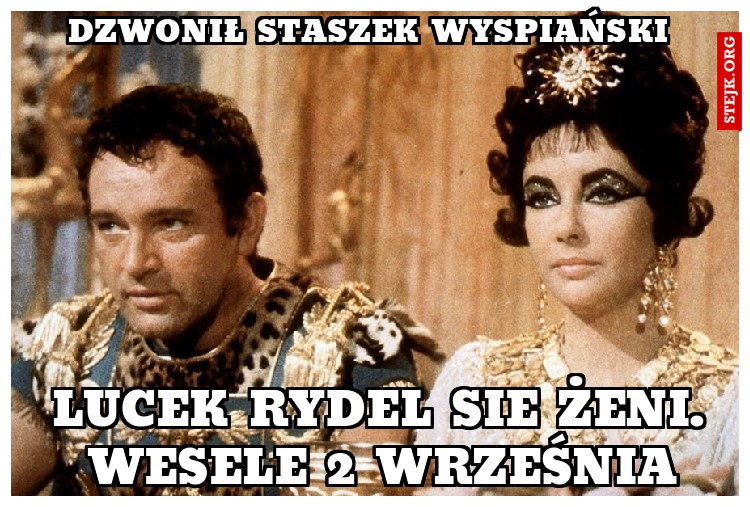 Dzwonił Staszek Wyspiański