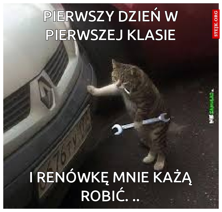 Pierwszy dzień w pierwszej klasie