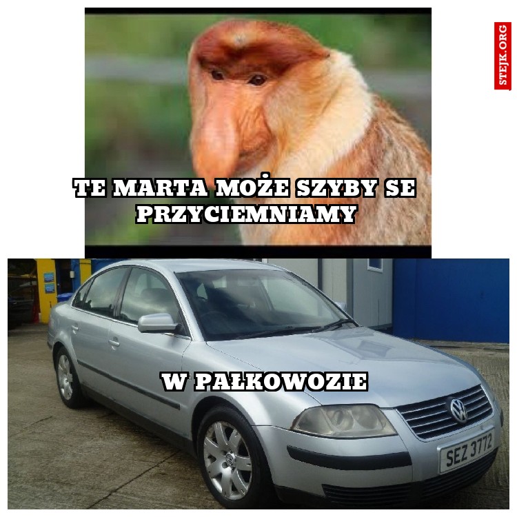 Te Marta może szyby se przyciemniamy