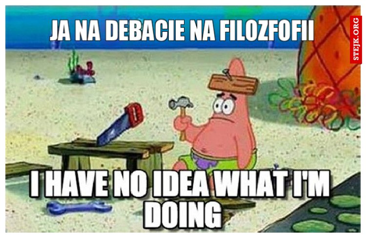 ja na debacie na filozfofii
